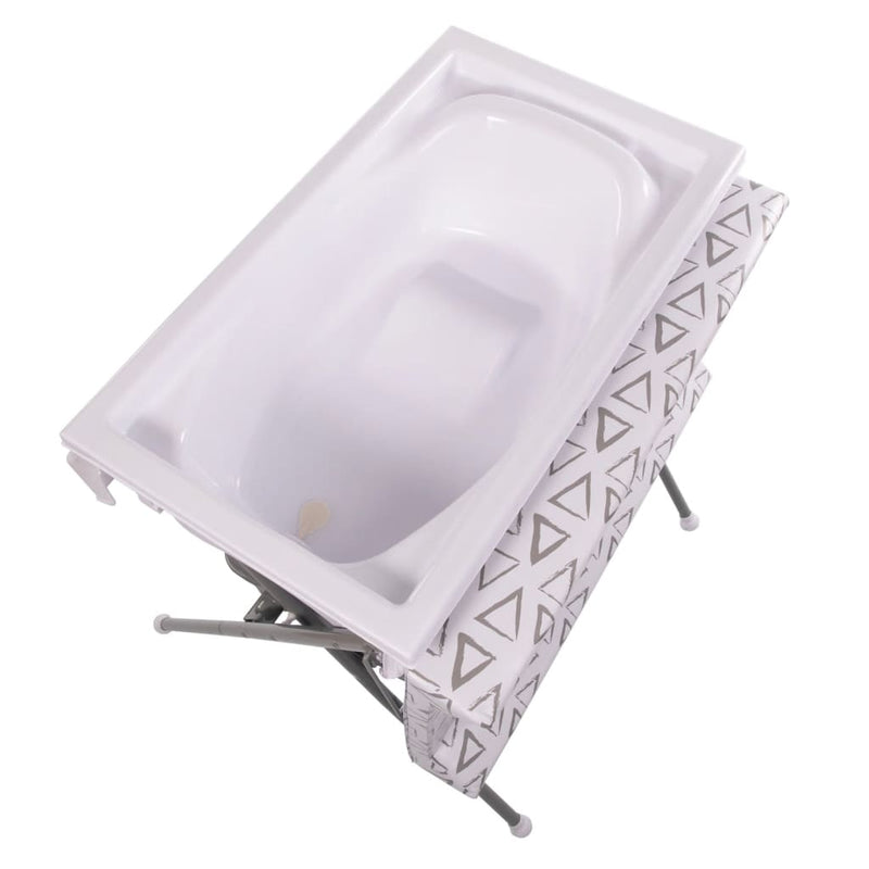 Afbeelding laden in galerijviewer, Bo Jungle Bo Badcommode Pennsylvania 2-in-1 inklapbaar grijs
