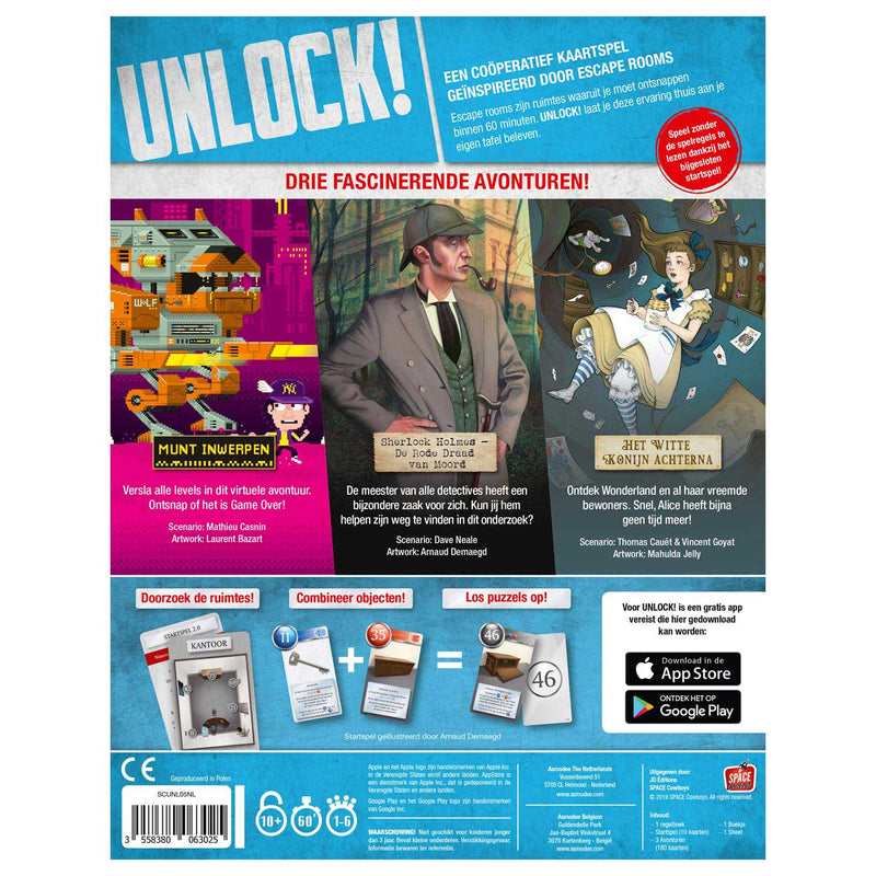 Afbeelding laden in galerijviewer, Asmodee Unlock! 5 Heldhaftige Avonturen
