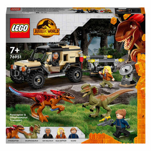 Lego LEGO Jurassic 76951 Pyroraptor en Dilophosaurus Transport