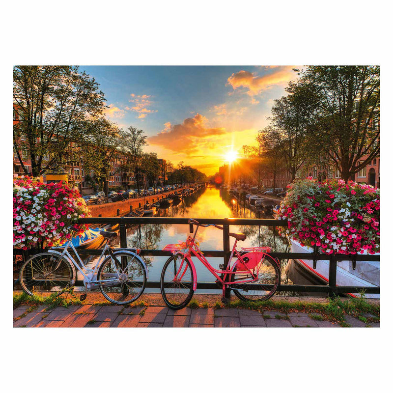 Afbeelding laden in galerijviewer, Ravensburger Puzzel Fietsen in Amsterdam, 1000st.
