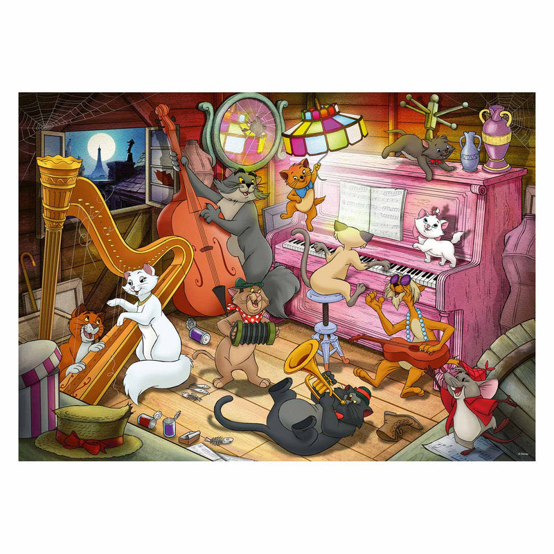 Afbeelding laden in galerijviewer, Ravensburger Aristocats Legpuzzel, 1000st.
