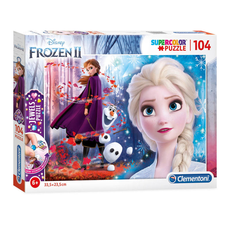 Afbeelding laden in galerijviewer, Clementoni Jewels Puzzel Frozen 2, 104st.
