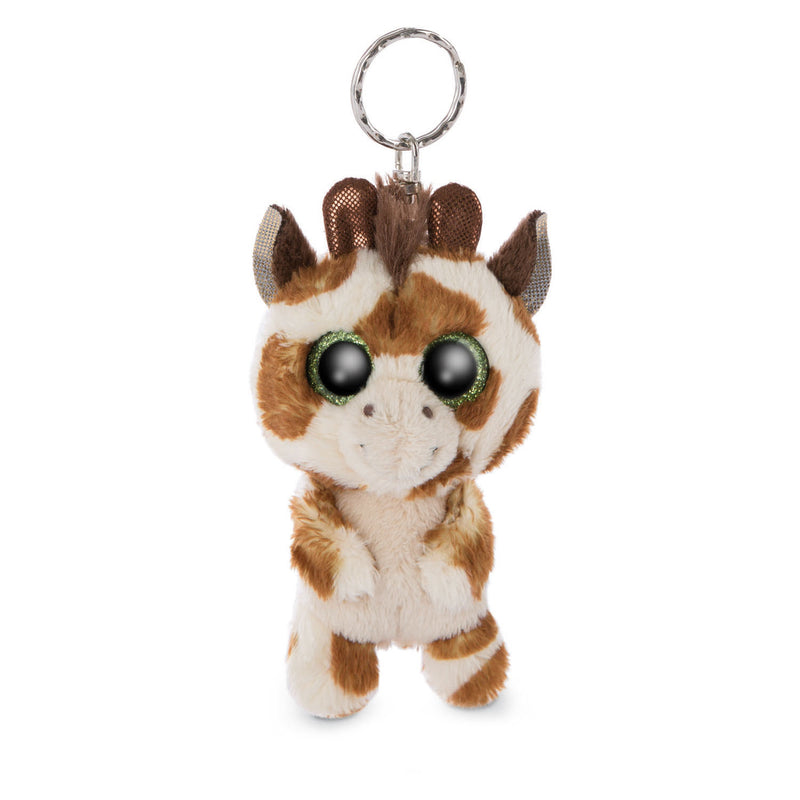 Afbeelding laden in galerijviewer, Nici Glubschis Pluchen Sleutelhanger Giraffe Halla, 9cm
