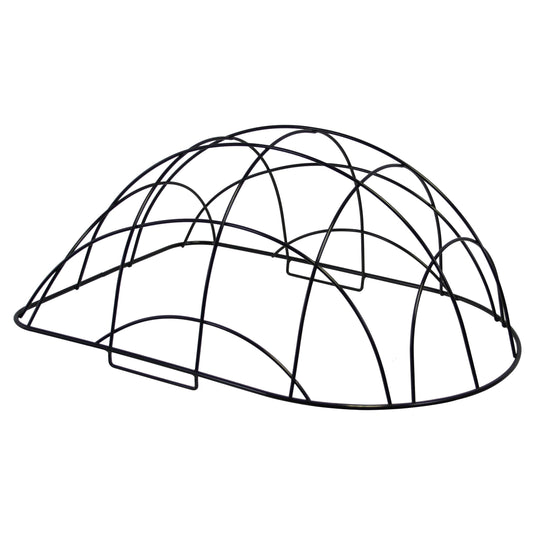 Qtcycletech qt cycle tech hondenmand koepel staal zwart 40x31x18 cm 2007380