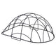 Qtcycletech qt cycle tech hondenmand koepel staal zwart 40x31x18 cm 2007380