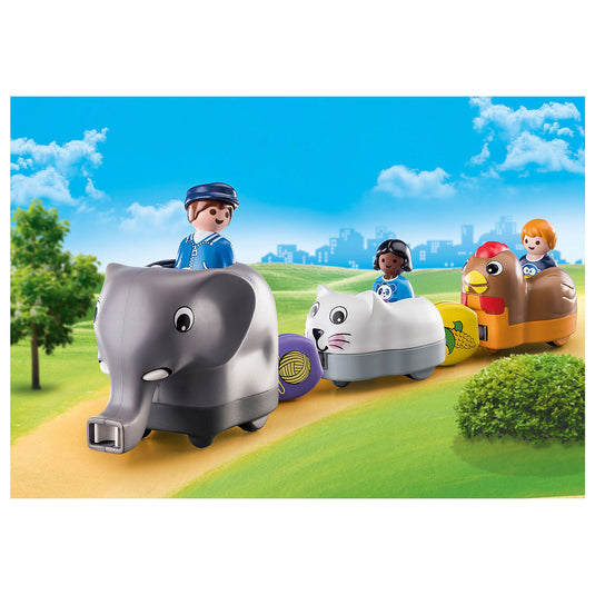 Playmobil 1.2.3. Dierentrein 70405