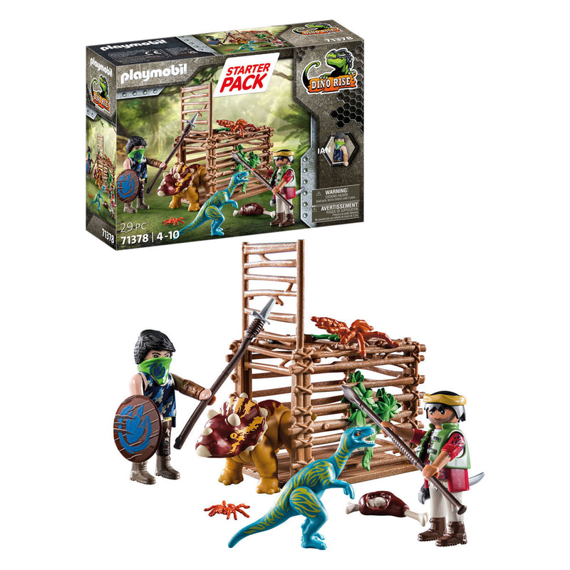 Afbeelding laden in galerijviewer, Playmobil Playmobil Rise Starterpack Bevrijding van de Triceratops 71378
