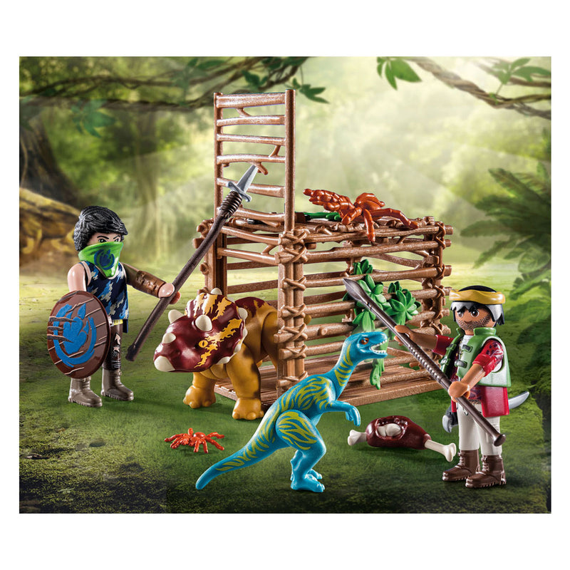 Afbeelding laden in galerijviewer, Playmobil Playmobil Rise Starterpack Bevrijding van de Triceratops 71378
