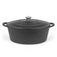 Livoo Livoo Braadpan ovaal 7 L 34 cm zwart