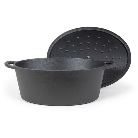 Livoo Livoo Braadpan ovaal 7 L 34 cm zwart
