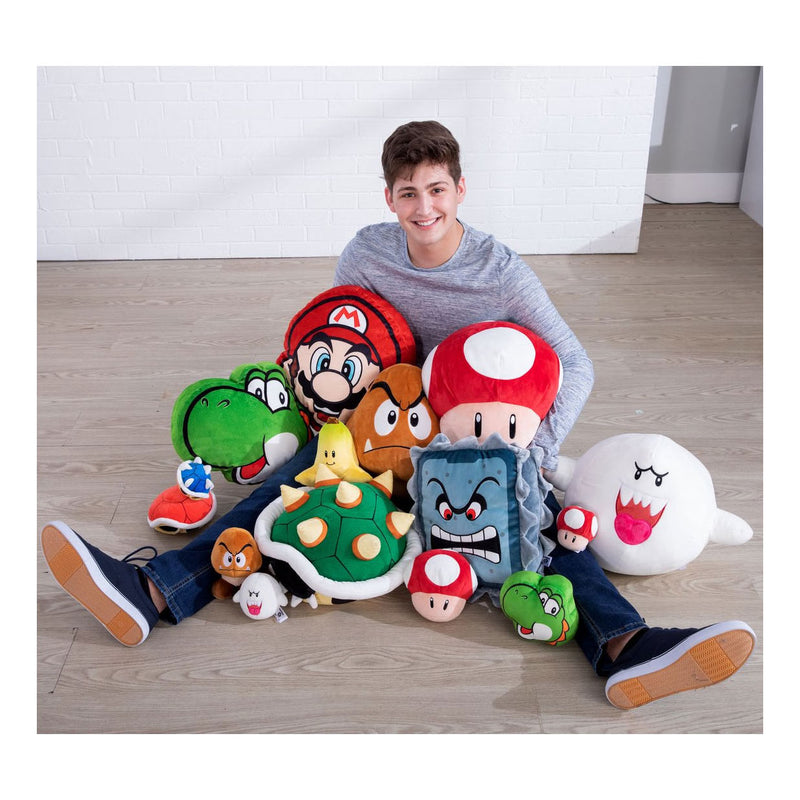 Afbeelding laden in galerijviewer, Tomy Mocchi Mocchi Mega Super Mario Yoshi Pluchen Knuffel
