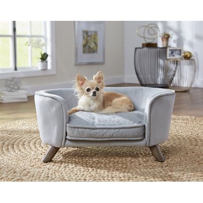 Afbeelding laden in galerijviewer, Enchanted pet Enchanted hondenmand sofa romy grijs
