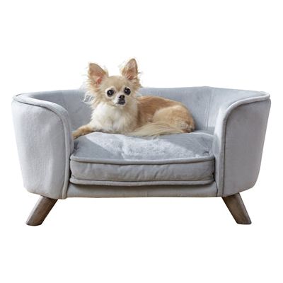 Afbeelding laden in galerijviewer, Enchanted pet Enchanted hondenmand sofa romy grijs
