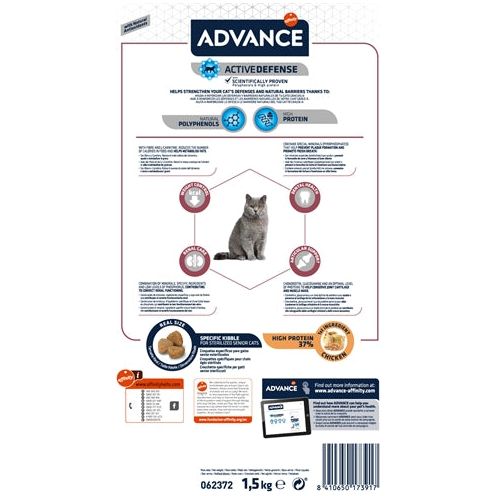 Afbeelding laden in galerijviewer, Advance Cat sterilized sensitive senior 10+

