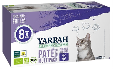 Yarrah Cat multipack pate chicken turkey grainfree
