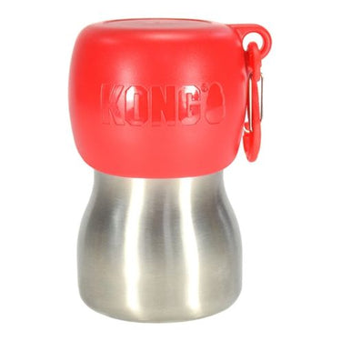 Kong H2o drinkfles rvs rood