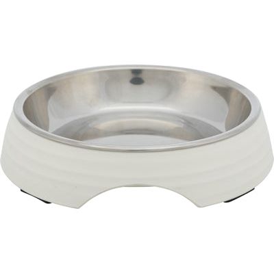 Afbeelding laden in galerijviewer, Trixie Voerbak kat melamine rvs wit
