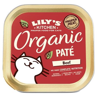 Lily's kitchen Cat organic beef pate
