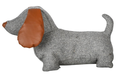 Afbeelding laden in galerijviewer, Deurstopper hond vilt pu assorti
