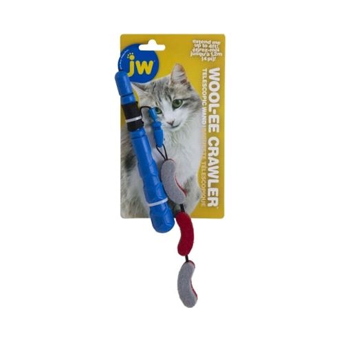 Afbeelding laden in galerijviewer, Jw Cat telescopic wool-ee crawler kattenhengel
