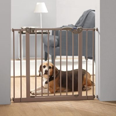 Afbeelding laden in galerijviewer, Savic Dog barrier afsluithek met kleine deur grijs
