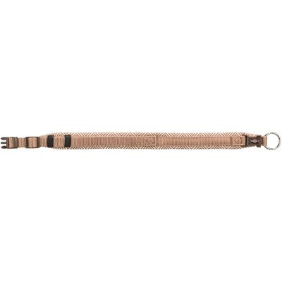Afbeelding laden in galerijviewer, Trixie Halsband hond boho extra breed met ruit karamel
