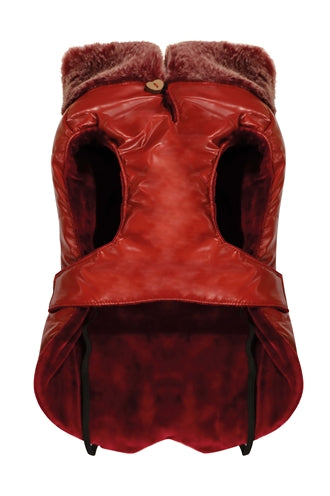 Afbeelding laden in galerijviewer, Croci hondenjas padded bull chic rood
