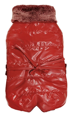 Afbeelding laden in galerijviewer, Croci hondenjas padded bull chic rood
