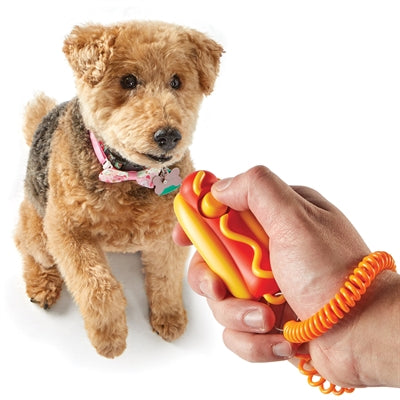 Afbeelding laden in galerijviewer, Brightkins Smarty pooch training clicker hotdog
