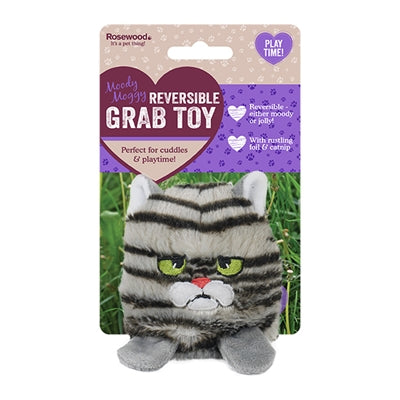 Afbeelding laden in galerijviewer, Rosewood Moody moggy omkeerbaar grijpspeelgoed
