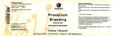 Afbeelding laden in galerijviewer, De groene os Provarium breeding hond kat
