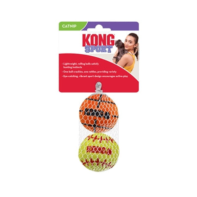 Afbeelding laden in galerijviewer, Kong Cat sport balls met catnip assorti

