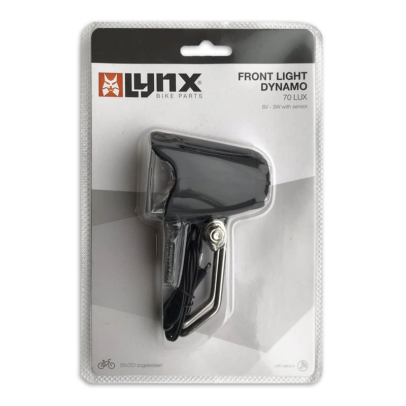 Afbeelding laden in galerijviewer, Lynx Koplamp Dynamo Max Sensor 70 Lux
