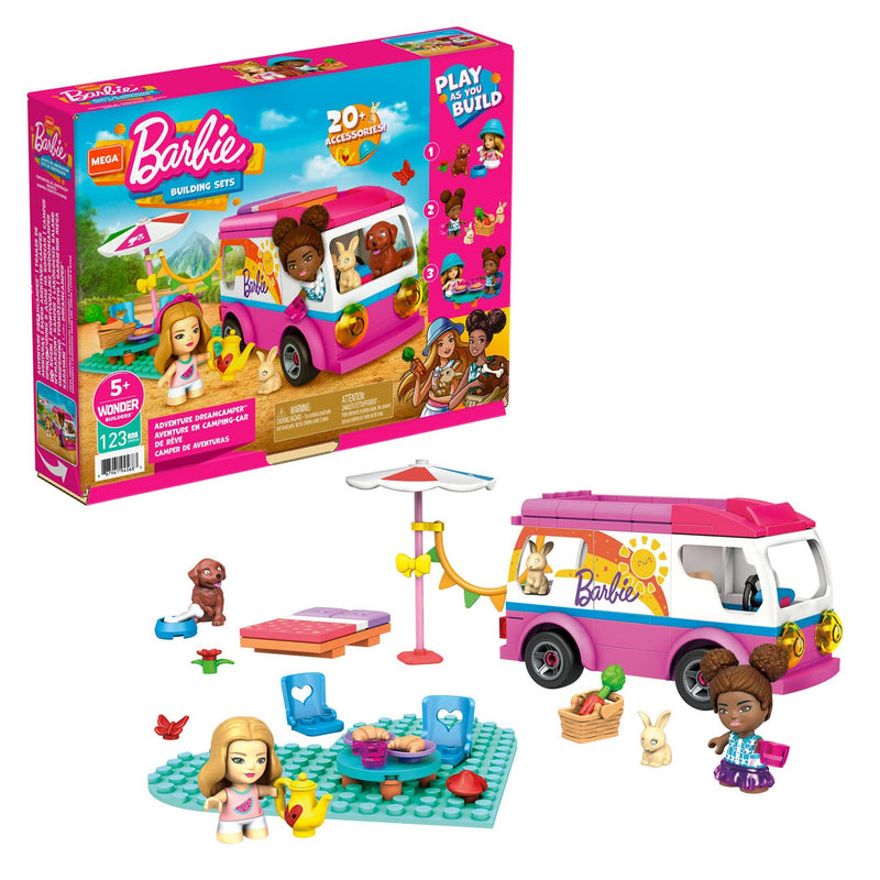 Afbeelding laden in galerijviewer, Mega Bloks Mega Construx Bouwset Avontuurlijke Droomcamper
