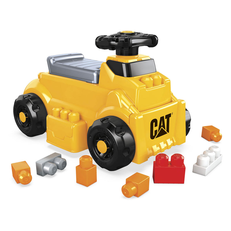 Afbeelding laden in galerijviewer, Mega Bloks CAT Build n Loopauto met Blokken

