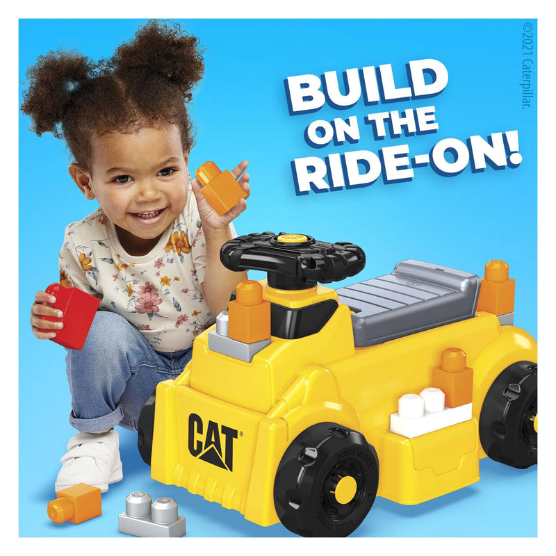 Afbeelding laden in galerijviewer, Mega Bloks CAT Build n Loopauto met Blokken
