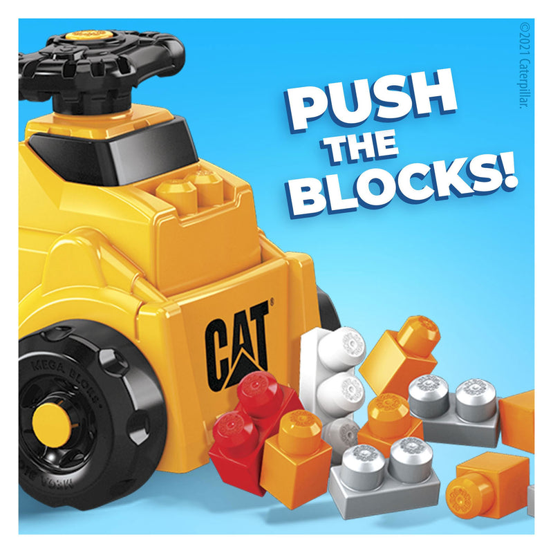 Afbeelding laden in galerijviewer, Mega Bloks CAT Build n Loopauto met Blokken
