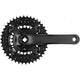 Crankset 175 mm triple 42 32 22 t mat zwart 4 mm