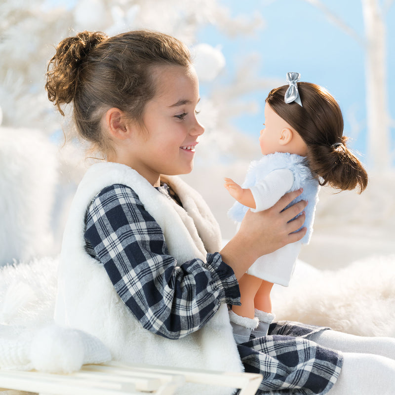 Afbeelding laden in galerijviewer, Corolle Ma Poppenjurk Winter, 36 cm

