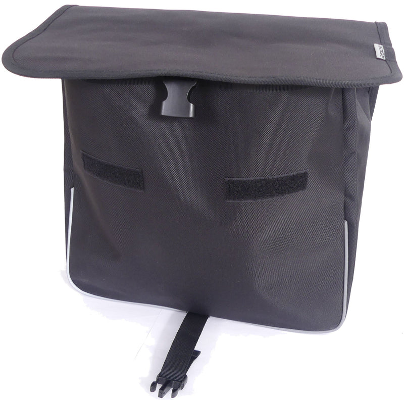 Afbeelding laden in galerijviewer, Edge Dubbele fietstas Basic Shopper 32 liter 32 x 38 x 13cm (2x) zwart

