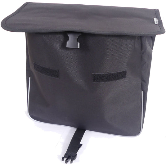 Edge Dubbele fietstas Basic Shopper 32 liter 32 x 38 x 13cm (2x) zwart