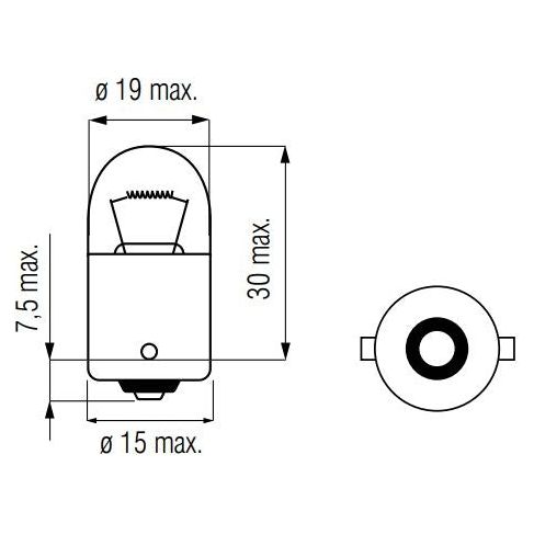 Afbeelding laden in galerijviewer, Bosma Lamp 12V-10W BA15S
