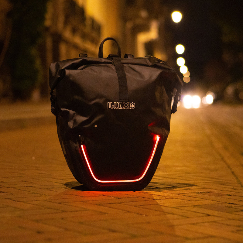 Afbeelding laden in galerijviewer, Lynx Enkele Fietstas Rocky XL LED
