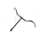 Humpert stuur 30cm chroom vast