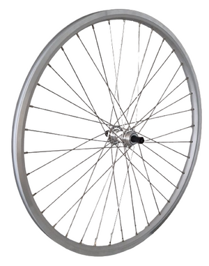 Kgs achterwiel 28 inch (622) velg zilver freewheel uitval