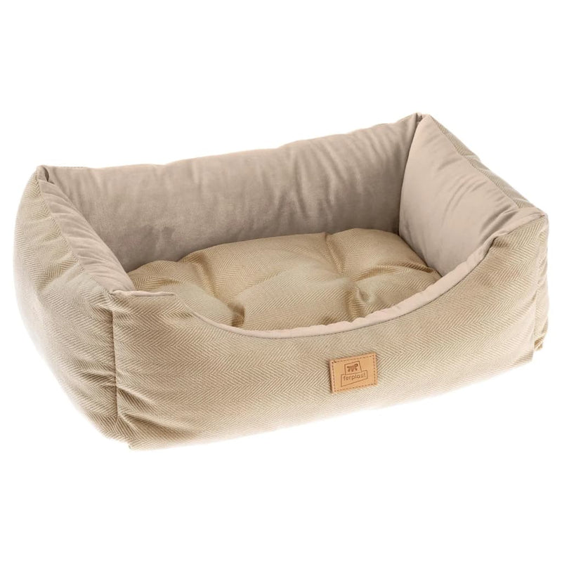 Afbeelding laden in galerijviewer, Ferplast Hondenen kattenbed Chester 50 beige
