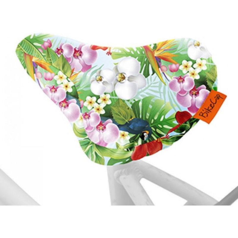 Afbeelding laden in galerijviewer, Bikecap Zadeldek Tropical Flower
