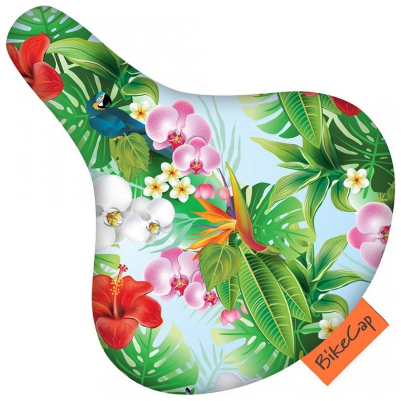 Afbeelding laden in galerijviewer, Bikecap Zadeldek Tropical Flower
