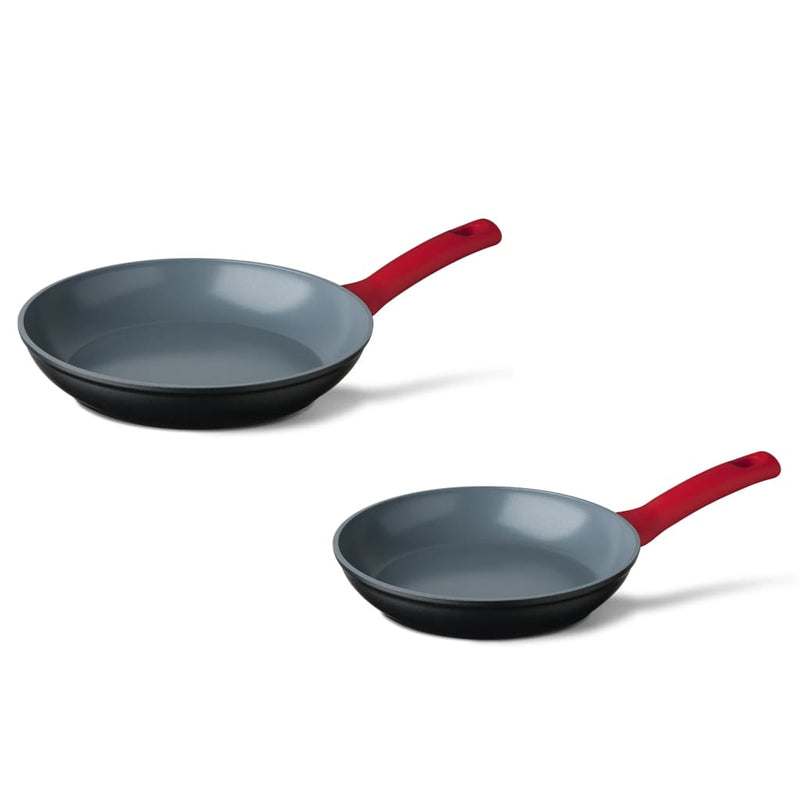 Afbeelding laden in galerijviewer, CUISINOX CUISINOX 2-delige Koekenpanset rood

