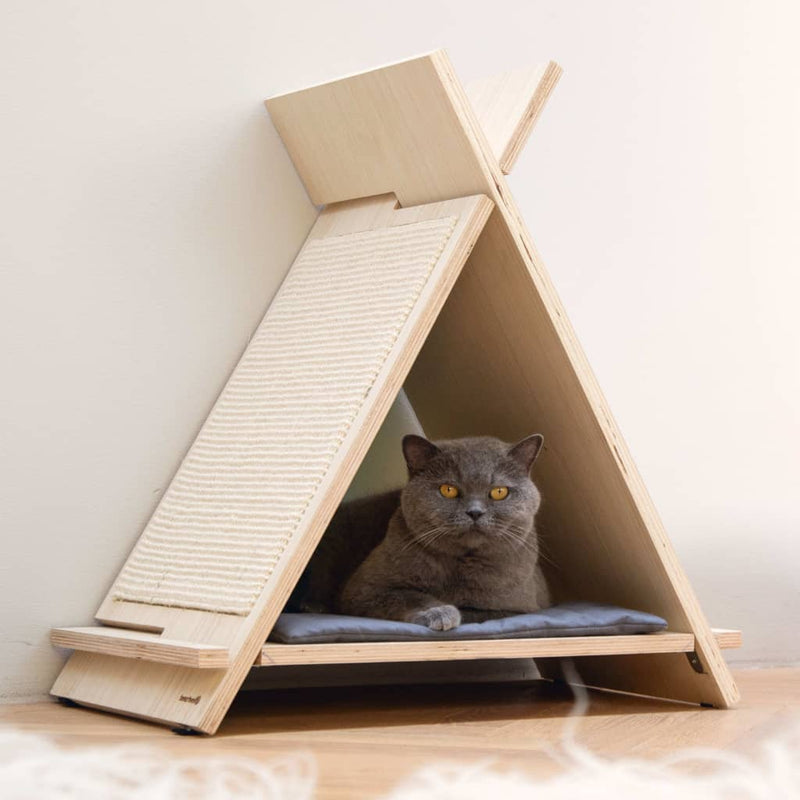 Afbeelding laden in galerijviewer, Beeztees Beeztees Kattenmeubel Rinty 55x35x60 cm hout
